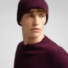 Gorro de lana merino - Gris topo cálido