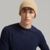 Gorro de lana merino - Gris topo cálido