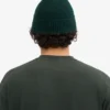 Gorro de lana merino - Verde esmeralda