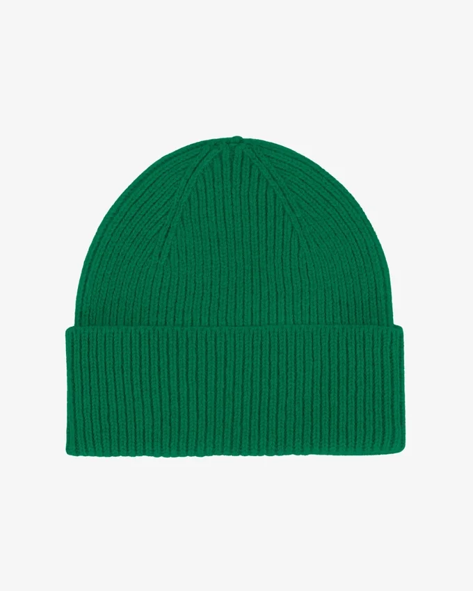 Gorro de lana merino - Verde Kelly