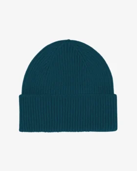 Gorro de lana merino - Verde océano