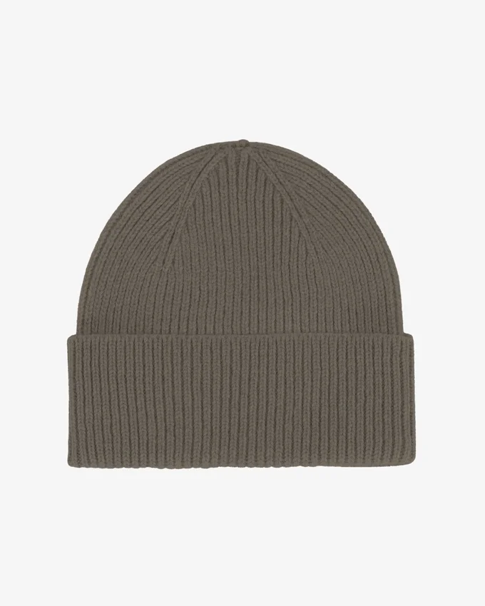 Gorro de lana merino - verde oliva apagado