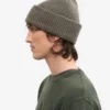 Gorro de lana merino - verde oliva apagado