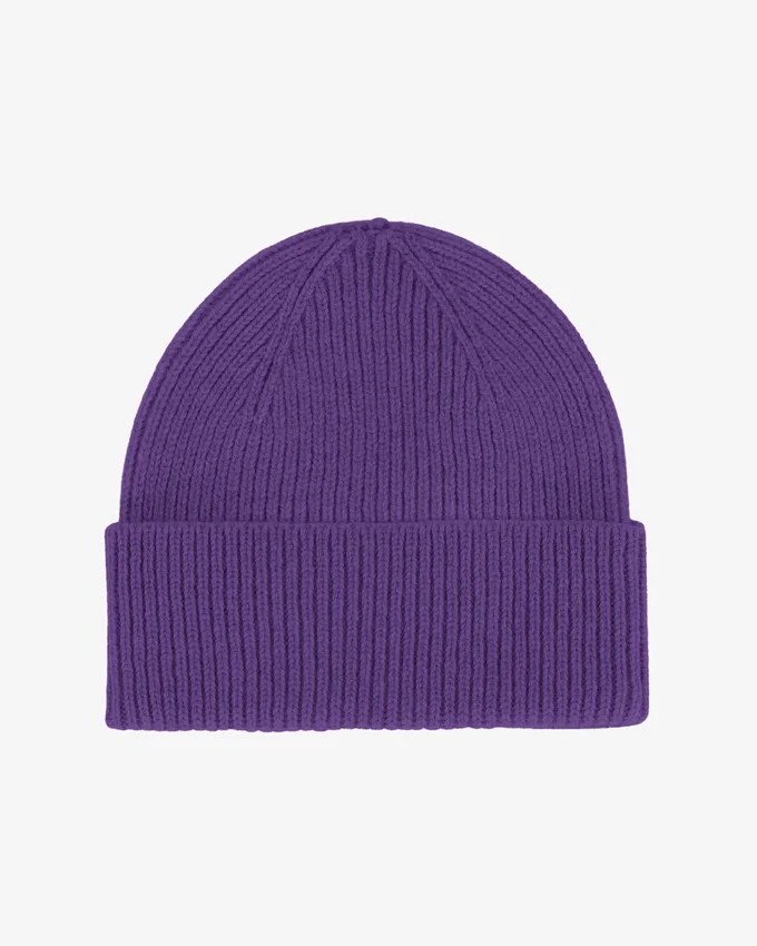 Gorro de lana merino - Violeta ultravioleta