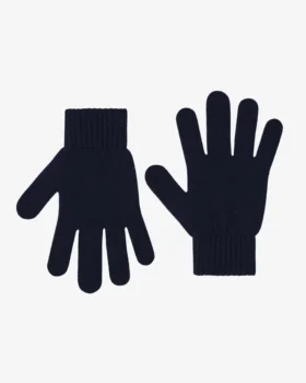 Guantes de lana merino - Azul marino