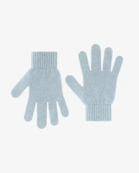 Guantes de lana merino - Azul polar