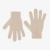 Guantes de lana merino - Blanco marfil