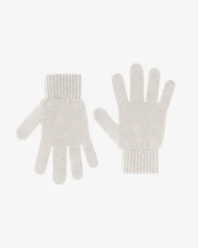 Guantes de lana merino - Blanco óptico