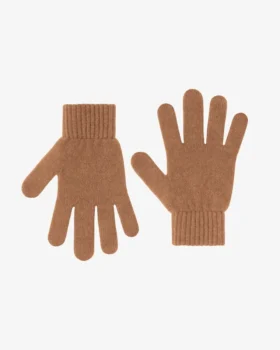 Guantes de lana merino - Camello del Sáhara