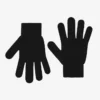 Guantes de lana merino - Negro intenso