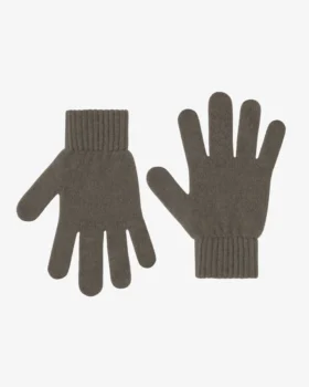 Guantes de lana merino - Oliva polvoriento