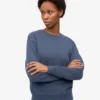 Jersey Classic Organic de algodón para mujer - Azul petróleo