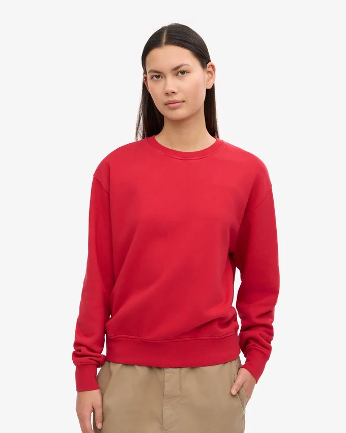Jersey Classic Organic de algodón para mujer - Rojo escarlata