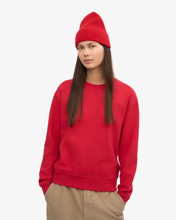 Jersey Classic Organic de algodón para mujer - Rojo escarlata
