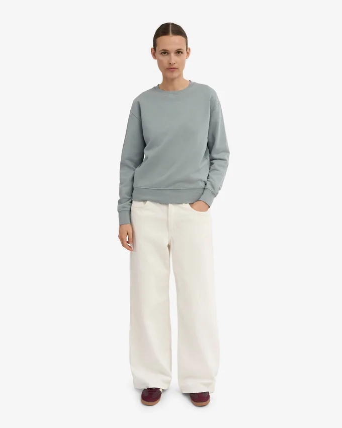Jersey Classic Organic para mujer - Azul acero
