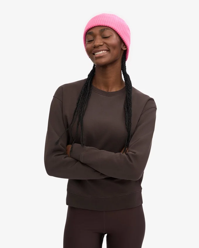 Jersey Classic Organic para mujer - Marrón café