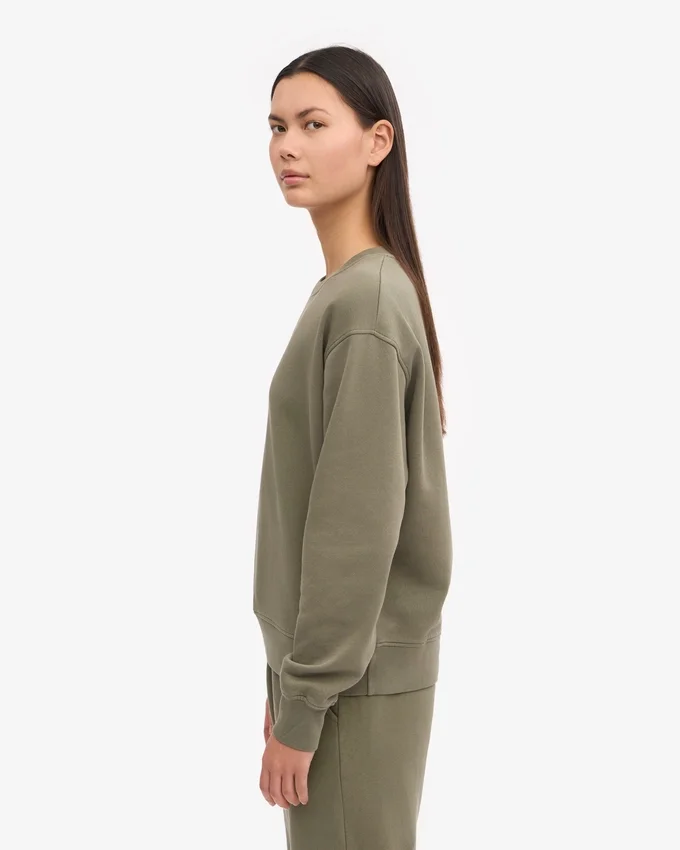 Jersey Classic Organic para mujer - Oliva polvoriento