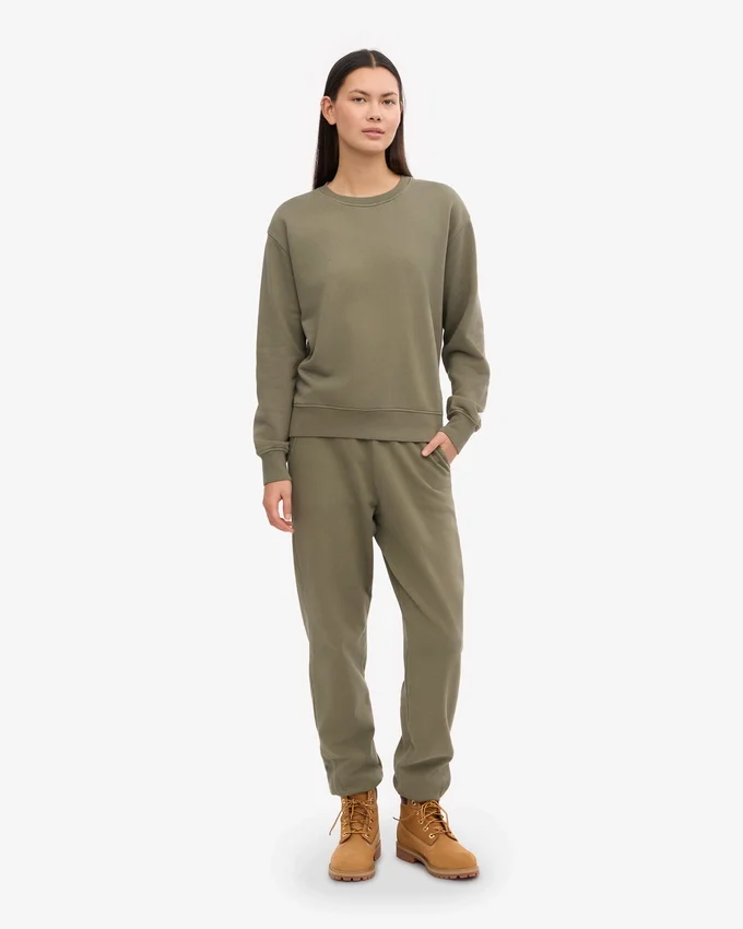Jersey Classic Organic para mujer - Oliva polvoriento