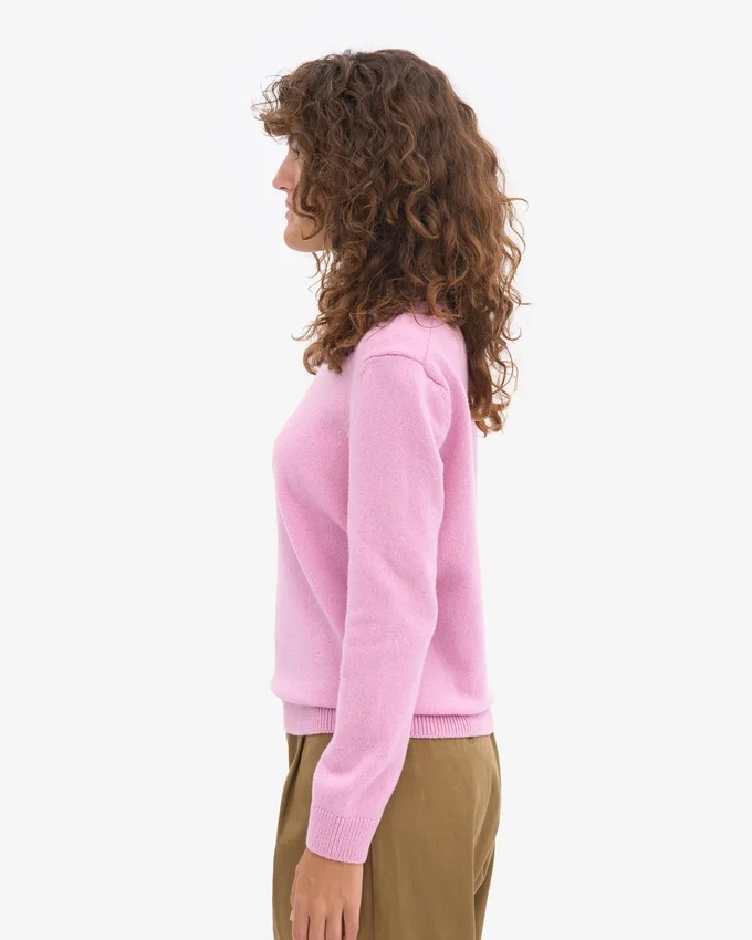 Jersey clásico de lana merino para mujer - Flor de cerezo