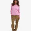 Jersey clásico de lana merino para mujer - Flor de cerezo