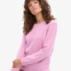 Jersey clásico de lana merino para mujer - Flor de cerezo