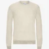 Jersey de lana merino ligera - Blanco marfil