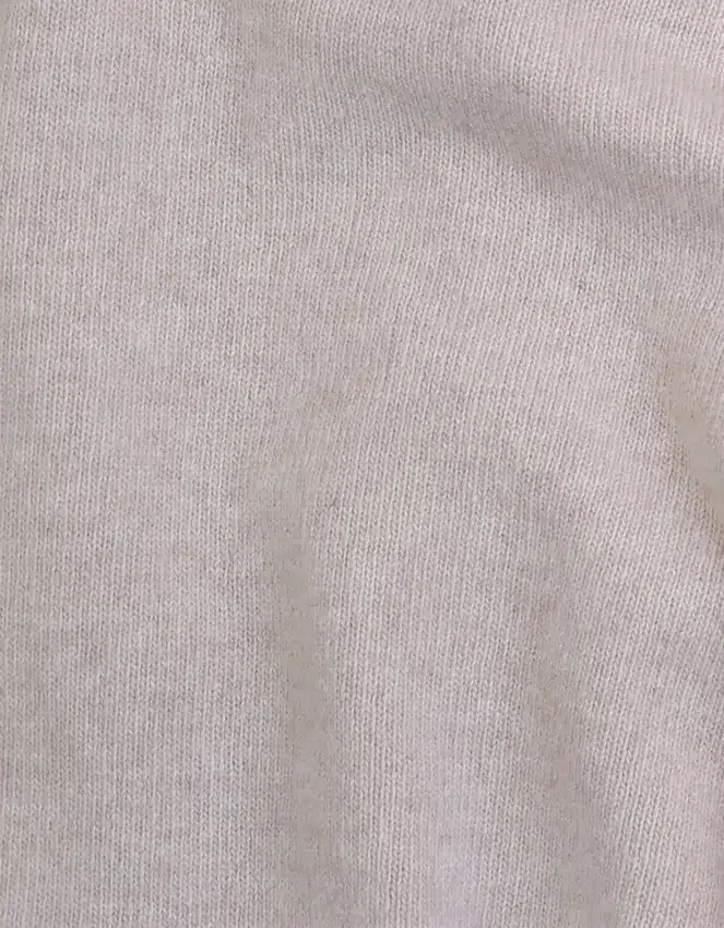 Jersey de lana merino ligera - Blanco marfil