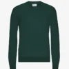 Jersey de lana merino ligera - Verde esmeralda