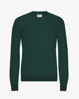 Jersey de lana merino ligera - Verde esmeralda