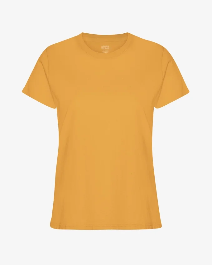 Light Organic Tee para mujer - Amarillo quemado