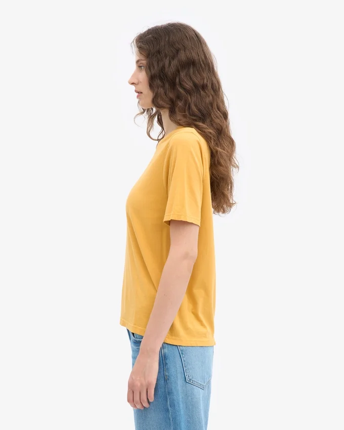 Light Organic Tee para mujer - Amarillo quemado