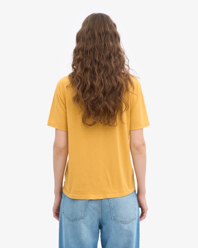 Light Organic Tee para mujer - Amarillo quemado