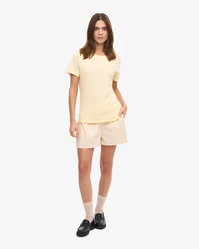 Light Organic Tee para mujer - Amarillo suave