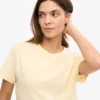 Light Organic Tee para mujer - Amarillo suave