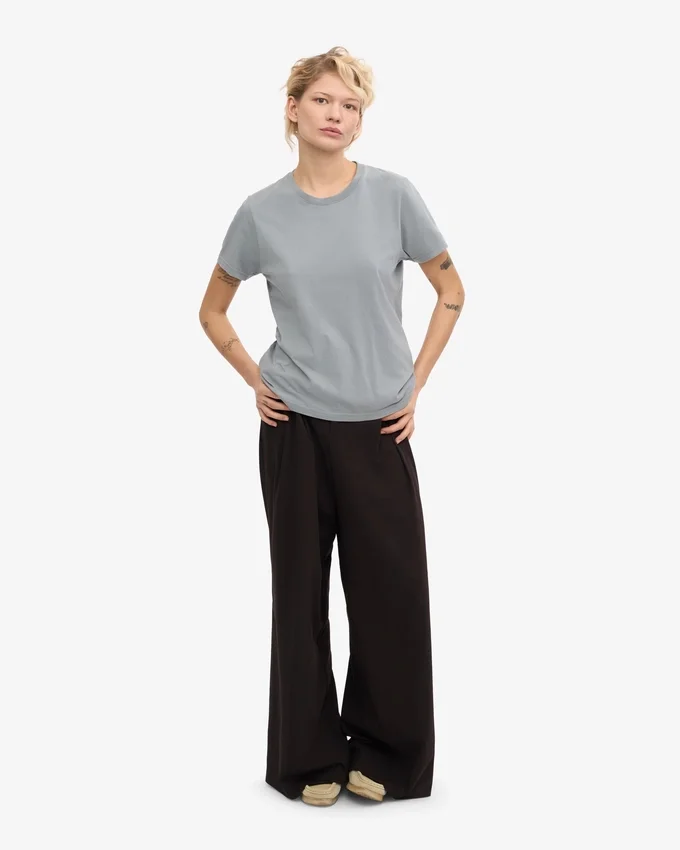 Light Organic Tee para mujer - Azul acero