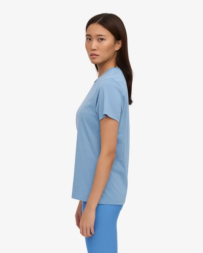 Light Organic Tee para mujer - Azul mar