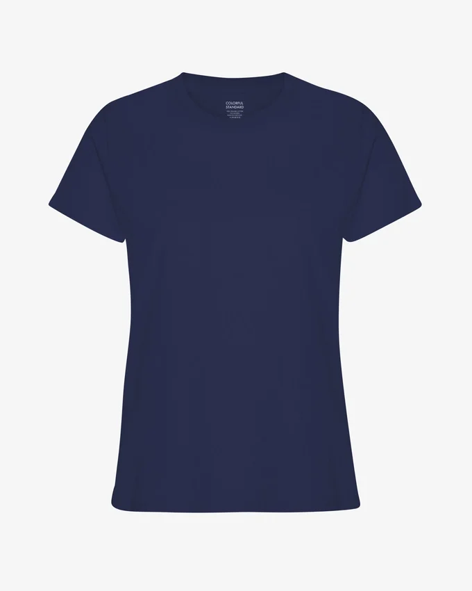 Light Organic Tee para mujer - Azul marino