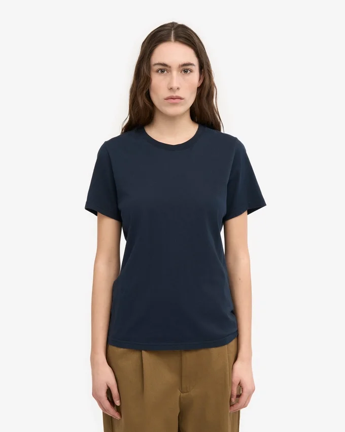 Light Organic Tee para mujer - Azul marino