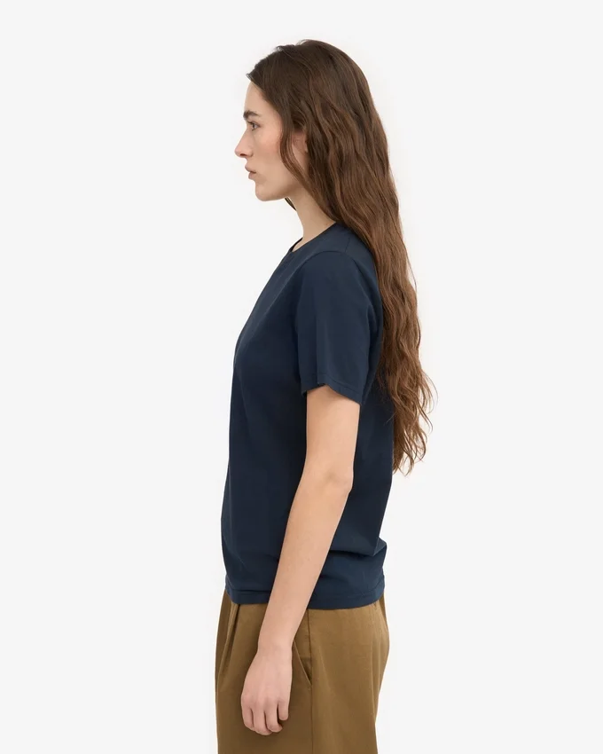 Light Organic Tee para mujer - Azul marino