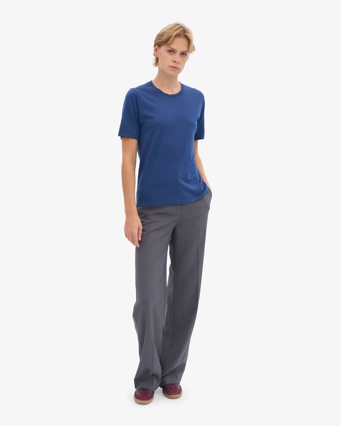 Light Organic Tee para mujer - Azul marino