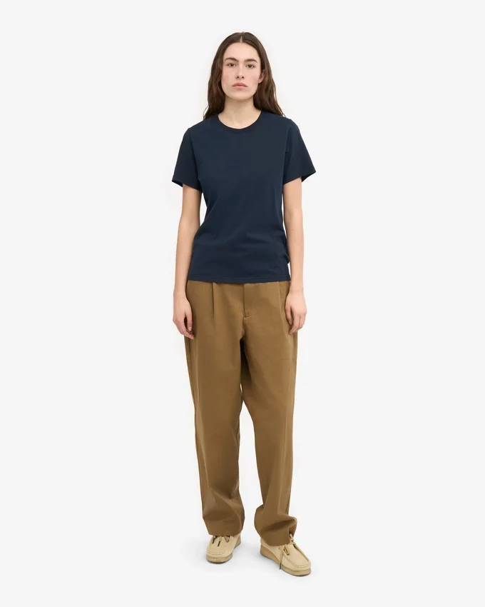 Light Organic Tee para mujer - Azul marino