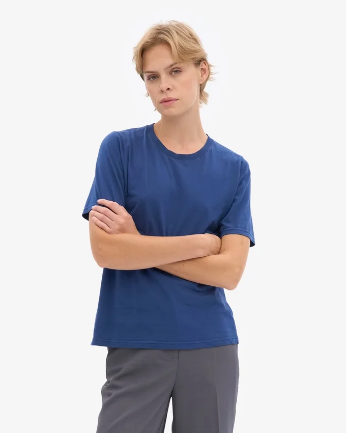 Light Organic Tee para mujer - Azul marino