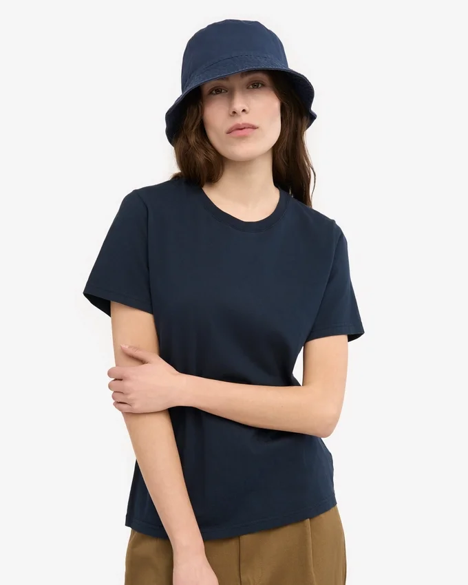 Light Organic Tee para mujer - Azul marino
