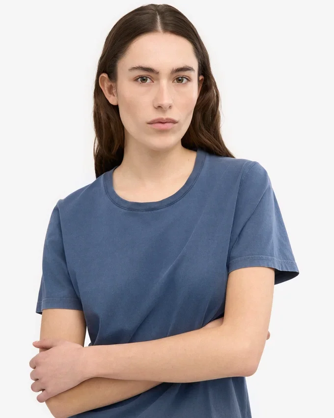 Light Organic Tee para mujer - Azul Neptuno