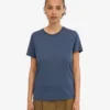 Light Organic Tee para mujer - Azul petróleo