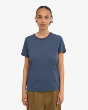 Light Organic Tee para mujer – Azul petróleo