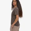 Light Organic Tee para mujer - Barro descolorido