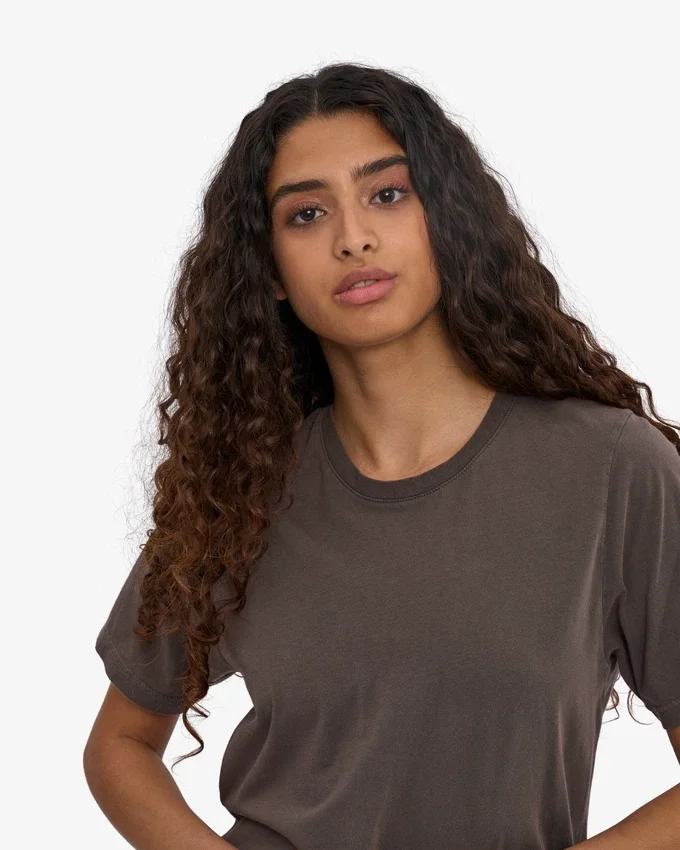 Light Organic Tee para mujer - Barro descolorido