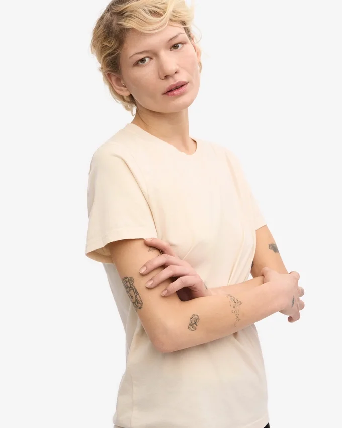 Light Organic Tee para mujer - Blanco marfil