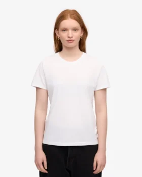 Light Organic Tee para mujer – Blanco óptico